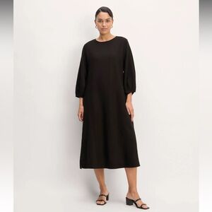 NWT Everlane a-line linen midi dress
